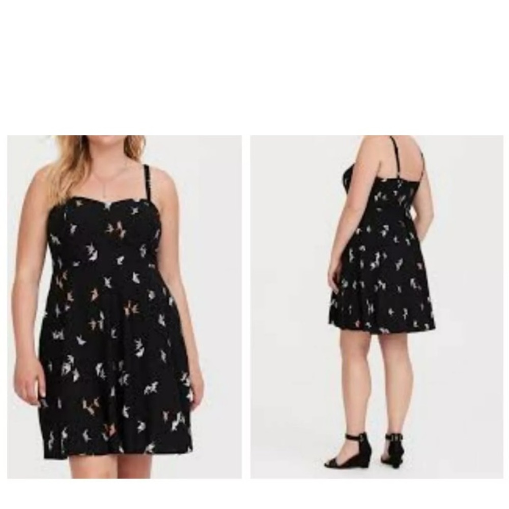 Torrid paper crane dress 2x